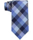 ფოტო #1 პროდუქტის Men's Buffalo Check Tartan Silk Tie