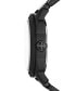 ფოტო #2 პროდუქტის Men's Machine Quartz Black Stainless Steel Bracelet Watch, 49mm