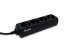 Фото #1 товара Удлинитель Equip 4-Outlet Power Strip - 1.1 m - 4 AC outlet(s) - Type F - Black - 100 - 240 V - 50 - 60 Hz