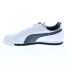 Фото #5 товара Puma Roma Basic 35357212 Mens White Leather Lifestyle Sneakers Shoes