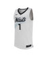 Men's #1 White UCF Knights Replica Basketball Jersey