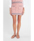 Фото #3 товара Women's Chenille Contrast Mini Skirt