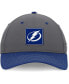 Фото #2 товара Men's Gray/Blue Tampa Bay Lightning 2024 Stanley Cup Playoffs Locker Room Adjustable Hat