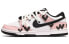 Фото #3 товара Кроссовки Nike Dunk Low для женщин DD1503-101 - черно-бело-розовые
