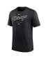 Men's Heather Black Chicago White Sox Authentic Collection Early Work Tri-Blend Performance T-shirt