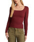 ფოტო #1 პროდუქტის Women's Contour Long-Sleeve Top