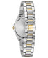 ფოტო #3 პროდუქტის Women's Sutton Diamond-Accent Two-Tone Stainless Steel Bracelet Watch 32.5mm