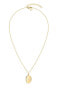 Elegant gold-plated necklace with medallion TJ-0096-N-50