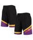 Фото #2 товара Men's Black Phoenix Suns 1999-00 Hardwood Classics Swingman Shorts