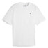 Puma Downtown Badge Logo Crew Neck Short Sleeve T-Shirt Mens White Casual Tops 6