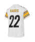 Футболка для мальчиков Nike Pittsburgh Steelers Наджи Харрис White Game Jersey Черный, S - фото #5