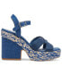Фото #2 товара Women's Cale Platform Espadrille Two-Piece Sandals
