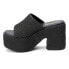 Фото #3 товара BEACH by Matisse Como Block Heels Womens Black Casual Sandals COMO-815