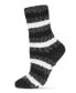 ფოტო #3 პროდუქტის Women's Charcoal Stripe Cozy Sock & Legging Set