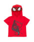 Boys Spider-Man Cosplay T-Shirt and Mesh Shorts Outfit Set to