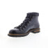 Фото #7 товара Bruno Magli Andez BM2ADZF0 Mens Black Leather Lace Up Casual Dress Boots