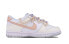 【定制球鞋】 Nike Dunk Low 园野紫罗兰 解构 麻绳 低帮 板鞋 GS 白粉 / Кроссовки Nike Dunk Low DH9765-102