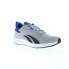 Фото #2 товара Reebok Runner 4 4E Mens Gray Wide Canvas Athletic Running Shoes