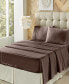Фото #8 товара Royal Fit 300 Thread Count 100% Cotton 4-Pc. Sheet Set, Queen