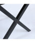 Фото #10 товара Журнальный столик с хромированными ножками Luxen Home X-Leg Accent End Table With Storage