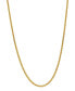 Wheat Link 20" Chain Necklace (1.3mm) in 18k Gold