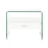 Nightstand DKD Home Decor White Transparent Crystal MDF Wood 50 x 40 x 45,5 cm