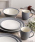 Colorwave Curve 16-Pc. Dinnerware Set, Service for 4