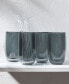 Фото #2 товара Sorrento Latte Glass, Smoke, 11.8oz., Promo 8pc Set
