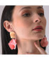 Фото #3 товара Women's Flora Drop Earrings