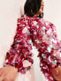 Фото #3 товара ASOS LUXE one shoulder iridescent sequin asymmetric mini dress in pink