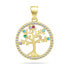 Фото #1 товара Sparkling gold-plated pendant Tree of Life PT114Y