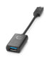 Фото #2 товара HP USB-C to USB 3.0 Adapter - 0.1409 m - USB-C - USB 3.0 - USB 3.2 Gen 1 (3.1 Gen 1) - Black