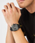 ფოტო #4 პროდუქტის Men's Wildcat Black Silicone Strap Watch 40mm