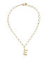Фото #1 товара ETTIKA paperclip Chain Initial Necklace