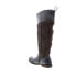 Roan by Bed Stu Natty F858037 Womens Gray Leather Lace Up Knee High Boots 6.5