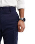 Фото #2 товара Selected Homme slim smart trouser in navy