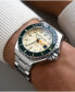 ფოტო #2 პროდუქტის Men's Dumas Automatic Sahara with Silver-Tone Solid Stainless Steel Bracelet Watch 44mm