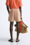 Jacquard bermuda shorts