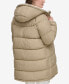 Фото #3 товара Women's Faux-Fur-Lined Hooded Puffer Coat