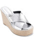 Фото #1 товара Women's Maryn Crossband Espadrille Platform Wedge Sandals