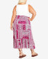 Фото #4 товара Plus Size Zoey Maxi Skirt