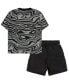 ფოტო #1 პროდუქტის Little Boys Paint Dri-FIT T-shirt and Shorts, 2 Piece Set
