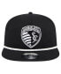 ფოტო #4 პროდუქტის Men's Black Sporting Kansas City 2024 Kick Off Collection Golfer Snapback Hat