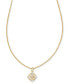 Фото #1 товара Kendra Scott 14k Gold-Plated Mixed Cubic Zirconia 19" Adjustable Pendant Necklace