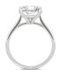 ფოტო #3 პროდუქტის Moissanite Cushion Solitaire Ring (3-1/3 ct. tw.) in 14k White, Yellow or Rose Gold