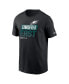 ფოტო #3 პროდუქტის Men's Black Philadelphia Eagles 2022 NFC East Division Champions Locker Room Trophy Collection T-shirt