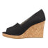 Фото #6 товара TOMS Michelle Wedge Womens Black Casual Sandals 10016371T
