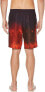 Perry Ellis 169274 Mens Water Resistant Swim Board Shorts Orange Size Large