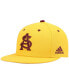 Фото #1 товара Men's Gold Arizona State Sun Devils Team On-Field Baseball Fitted Hat
