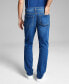 ფოტო #2 პროდუქტის Men's Straight-Fit Stretch Jeans